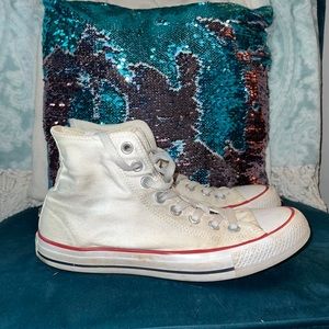 White high top converse